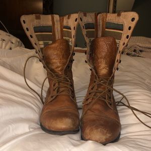 Brown Leather Steven Madden Boots